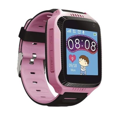 DAM. GPS-Smartwatch speciaal voor kinderen, met camera, tracking-functie, SOS-oproepen en oproepontvangst, kleur: roze, Roze, Normaal