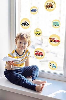 Disney Cars3 - Pegatinas para ventana (30 x 30 cm, 2 láminas, para habitación de los niños, habitación de bebé, ventanas, etc.)