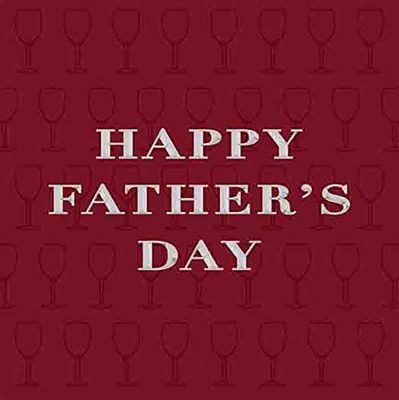 Piccadilly Greetings Modern Father's Day Card Father's Day - 160 mm square