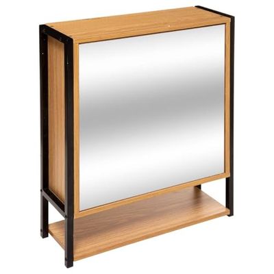 Hoge Badkamermeubel Spiegel Tribecart 5Five - Naturel