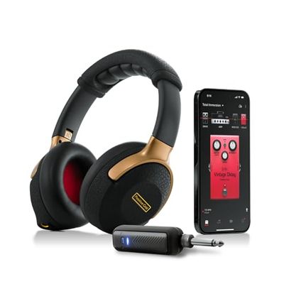 Positive Grid Spark NEO Wireless Guitar Headphone Amp & AI-Powered Guitar Rig with Custom Audio Drivers, Noise-Isolation, Bluetooth Streaming & Smart App for Electric, Acoustic and Bass Guitar