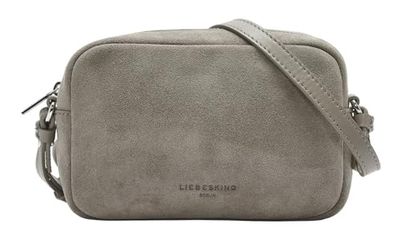 Liebeskind Camera Bag S Farrah Hydro Suede, Funda para cámara para Mujer, Gris Neutro, Talla única