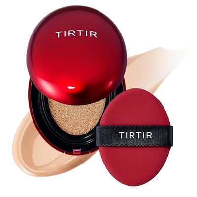 TIRTIR Base de maquillaje Red Cushion de Mask Fit (24 N Latte, 0.63 onzas líquidas)