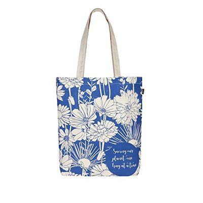 Eco Right Aesthetic Canvas Tote Bag for Women: Spacious, Zippered Closure, Reusable, Ideal for Beach, Shopping, Travel, School, Groceries - Cute & Eco-Friendly Gift for Girls, Teachers, Mothers
