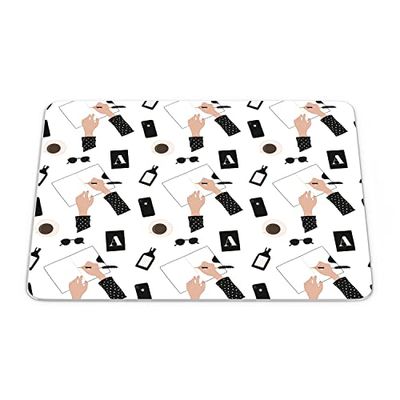 Questo Casa, Alfombrilla de ratón Rectangular con impresión Digital, Antideslizante, para Oficina y hogar, tamaño: 22 x 18 cm