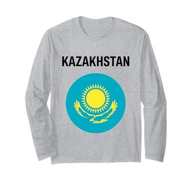 Bandera moderna de Kazajstán Manga Larga