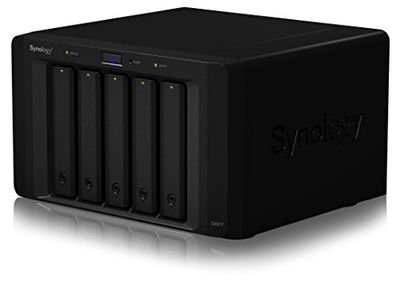 Synology DX517 60 TB 5 Bay Expansion Solution | Installed with 5 x 12 TB Seagate IronWolf Drives