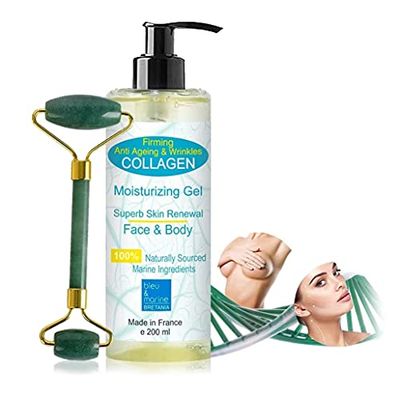 Gel di Collagene Marino 200 ml - Gel anti invecchiamento e idratante per viso e corpo