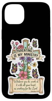 Christian Parenting Is My Ministry Mother's Day Mom Mum Mama Case for iPhone 14 Plus