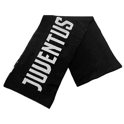 JUVENTUS Unisex 133104 szal, czarny, jeden rozmiar, czarny, jeden rozmiar