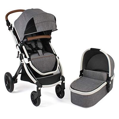 CHIC 4 BABY 177 21 Poussette combinée Torre avec nacelle, siège sport et adaptateur Maxi-Cosi Gris