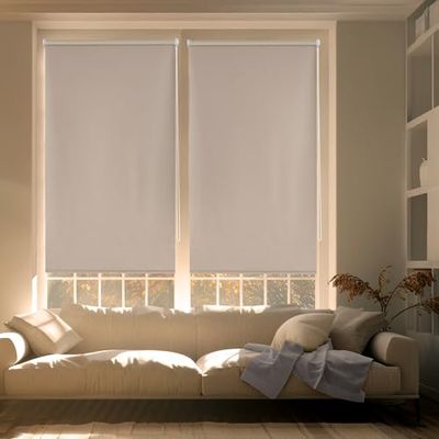 Blindecor Liso BK, Zeus sem ferramentas, estore enrolado 100 % opaco