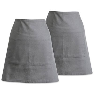 DII 100% Cotone Grembiule a Vita Gray