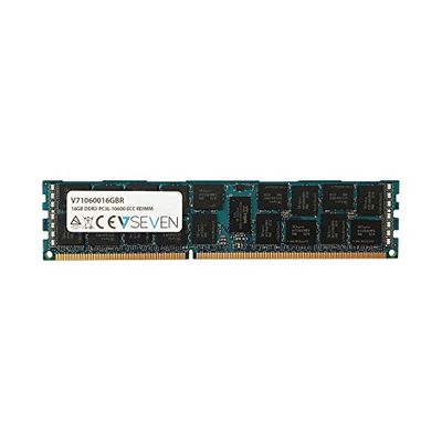 V7 V71060016GBR V7 16 GB DDR3 PC3-10600 - 1333Mhz SERVER ECC REG Server geheugenmodule - V71060016GBR