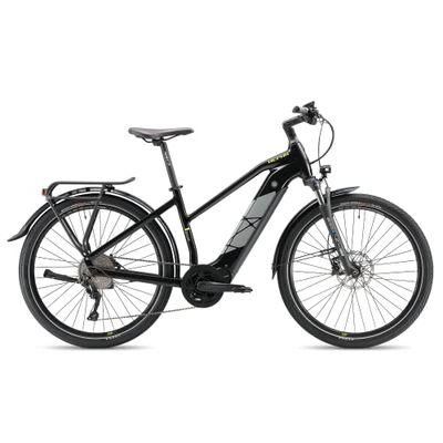 HEPHA Trekking 7, E-Bike Unisex Adulto, Nero, M-46cm