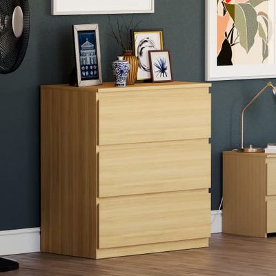 Vida Designs Commode Denver grenen 3 Drawer