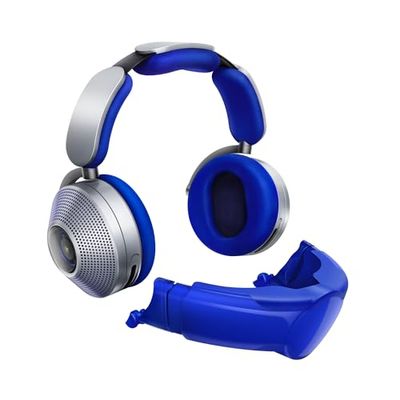 Dyson Auriculares Zone™ con cancelación de Ruido (Azul Ultra Azul/Azul prusiano) | Audio Puro con cancelación de Ruido Avanzada | Diseñado para distorsión Ultra Baja