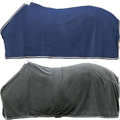 Hkm Hkm 4000315644391 - Coperta Anti-Sudore Feel Warm-9171 Black/Silber155