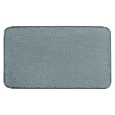 Gedy Tapis de Bain Fuzzy 60 x 40 cm Bleu
