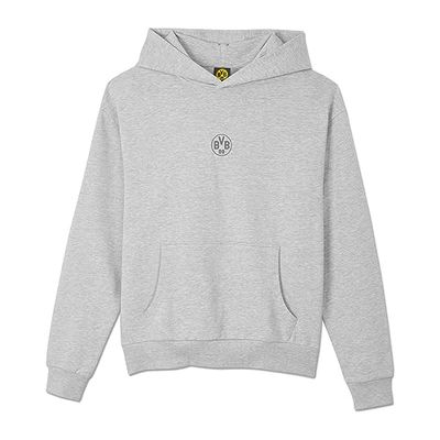 Borussia Dortmund BVB Essentials grå huvtröja, grå, XXX-Large, Grått, 3XL