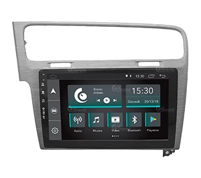 Konkretne radio samochodowe dla Volkswagen Golf 7 satynowa szarość Android GPS Bluetooth WiFi USB DAB+ Touchscreen 10" 4core Carplay AndroidAuto