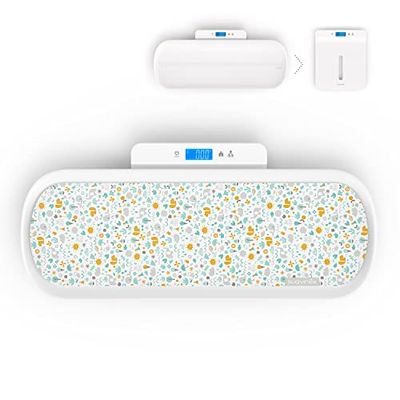 SUAVINEX, Baby and Adult Scale High Precision Digital Bluetooth Scale for Birth to Adult 1kg to 100kg with Detachable Measuring Tray, White