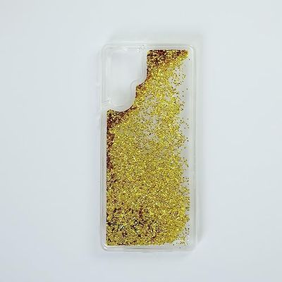 Babaco Telefoonhoesje voor Huawei P30 PRO Liquid Glitter Effect, Goud