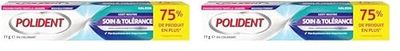 Polident Crema Fissativa per Protesi Parziali/Completa Cura & Tolleranza 70 g (Confezione da 2)