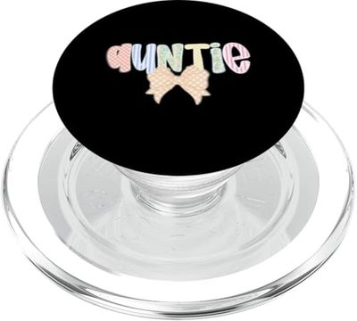 Auntie Delicious estampado floral con lazo PopSockets PopGrip para MagSafe