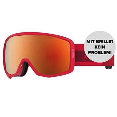Atomic Gafas Count JR Spherical, Unisex Adulto, Rojo, Talla única