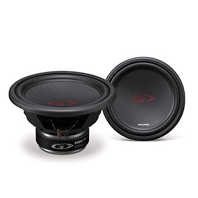 Alpine SWG-1244 - Subwoofer para Coche (Pasivo, 250 W, 28-1000 Hz, Terminal, Metal, 172 mm) Negro