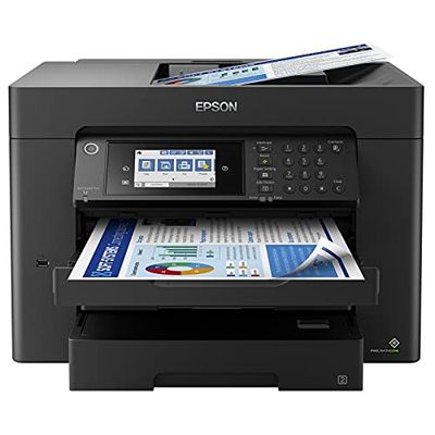 Impresora multifunción, A3, inalámbrica, impresión a Doble Cara, escáner, copiadora, fax, Ideal para oficinas y Trabajo Remoto.