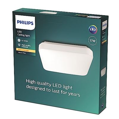 Philips MyLiving MAUVE luz branca quente 2700 K, 17 W