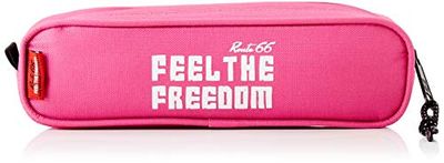 ROUTE 66 Unisex Adults’ PORTATODO Pencil Case for Leisure and Sports, Fuchsia, Mediano