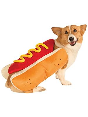 Costume Officiel Rubie's Hot Dog Food pour Animal Domestique, Taille L