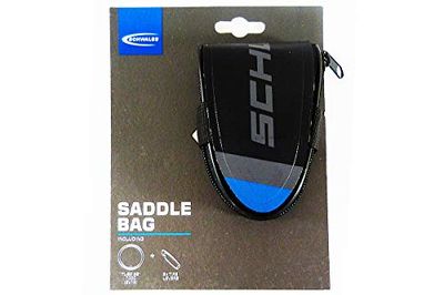 Schwalbe Sacoche de Selle de vélo de Course avec Chambre à air Sv15 et démonte-Pneu - Accessoire de vélo - Noir - Taille Unique