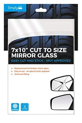 Simply CMG02 7x10" Cut to Size Mirror Glass