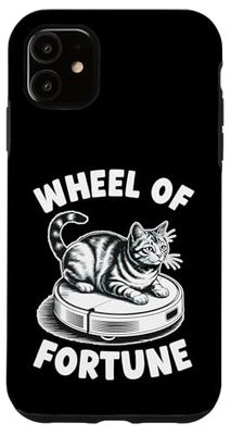 Wheel Of Fortune Cat Joke Robot Vacuum Cleaner Cat Case for iPhone 11