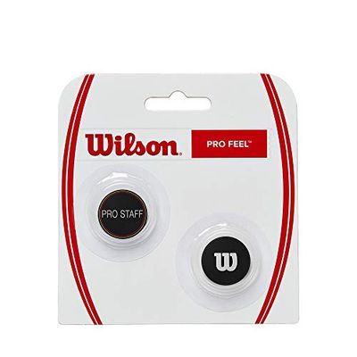 WILSON Mixte Pro Feel Pro Staff Dampener Anti vibrateurs, Noir, NS EU