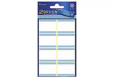 Avery Zweckform 59546 Jam Labels, Removable Wall Stickers – 12 Stickers Freezer Labels White