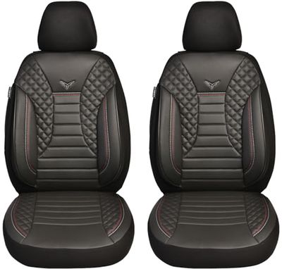 Housses de siège sur Mesure compatibles avec VW T6 Caravelle conducteur et Passager à partir de 2015 PS804.