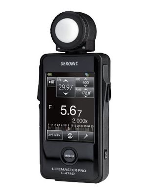 Sekonic LiteMaster Pro - Exposímetro com ecrã tátil (sem transmissor de rádio)