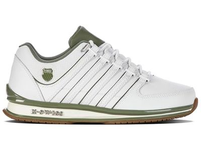 K-Swiss Rinzler, Basket Homme, White Deep Lichen Gum, 47 EU