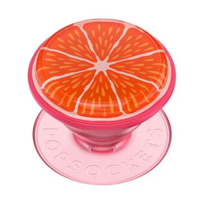 PopSockets: PopGrip - Supporto e Impugnatura per Telefoni Cellulari e Tablet con un Top Intercambiabile - Jelly Citrus