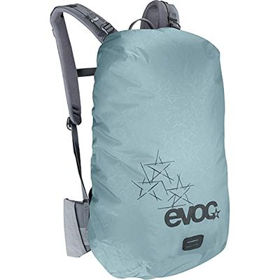 EVOC 601010131-m, Protector de Lluvia para Mochila Unisex Adulto, Gris Acero, M