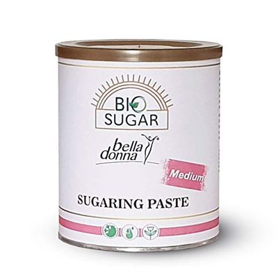 Bella Donna Pasta di zucchero per ceretta, "Medium", 1100 g, 100% naturale, delicata per tutti i tipi di pelle