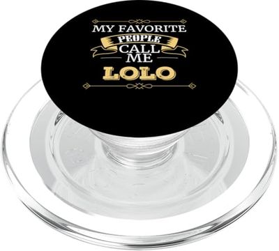Lolo Grandpa My Favorite People Call Me Lolo PopSockets PopGrip para MagSafe
