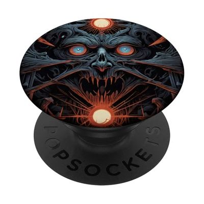Cráneo de fantasía oscura de PopSockets PopGrip Adhesivo