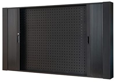 KS Tools 810.8044 - Rideau mural - 1722 x 896 x 150 mm - Grilles perforees - Systeme de fermeture par serrure