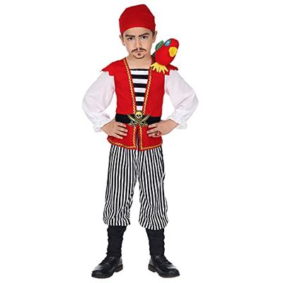 W WIDMANN MILANO Party Fashion - Costume enfant pirate, flibustier, capitaine, déguisements de carnaval, 104